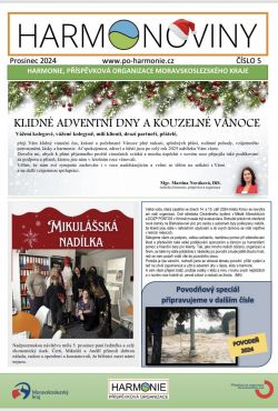 Přinášíme vánoční výtisk Harmonovin a přejeme vám krásné svátky